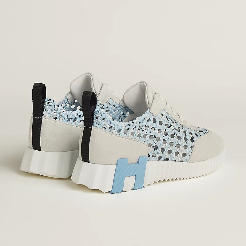 Sneakers Hermรจs bleu clair / blanc