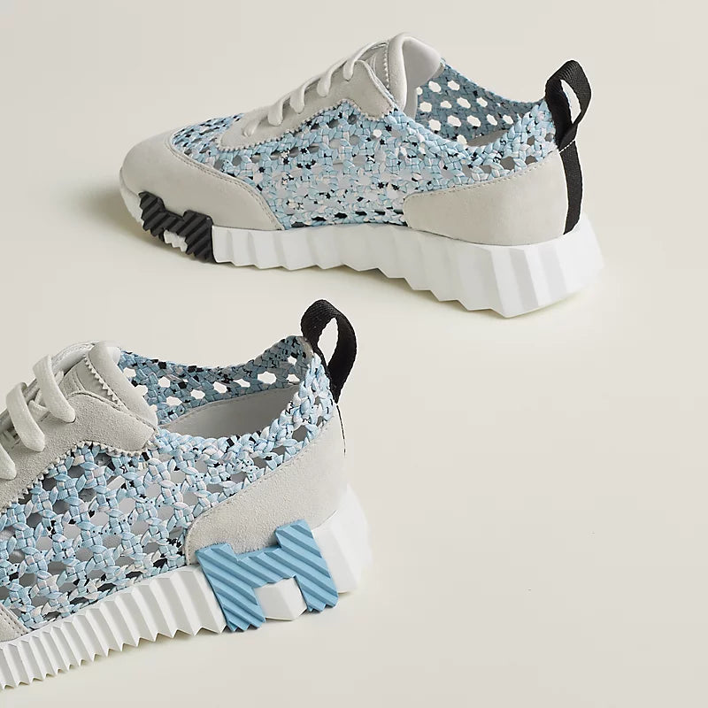 Sneakers Hermรจs bleu clair / blanc