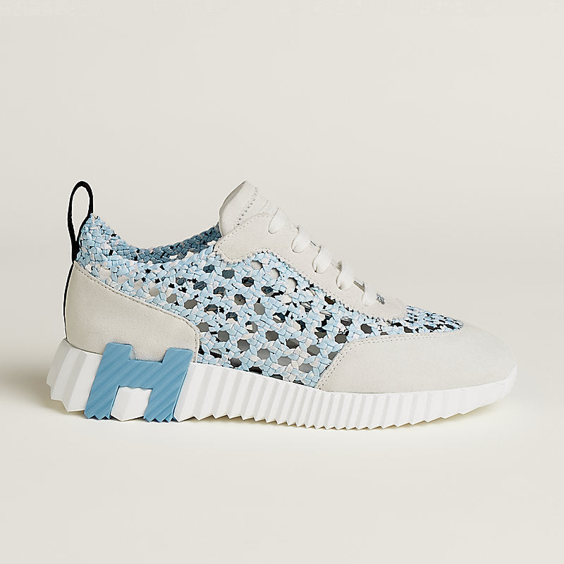 Sneakers Hermรจs bleu clair / blanc