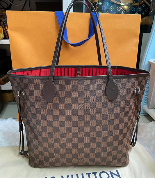 Sac Louis Vuitton Neverfull Marron