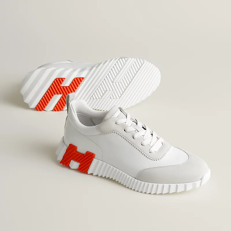 Sneakers Hermรจs blanc / orange