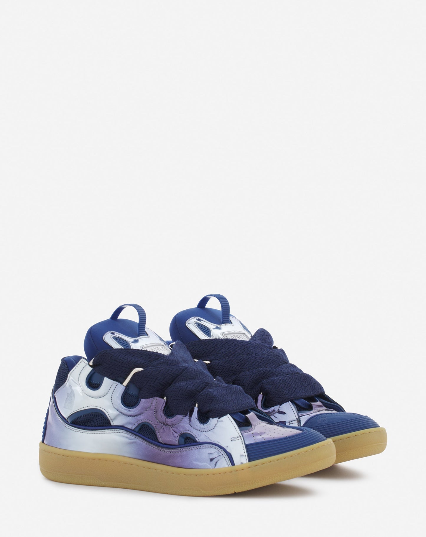 LANVIN METALLIC CORNFLOWER