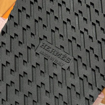 Sandales Chypre Hermès Rose Daim