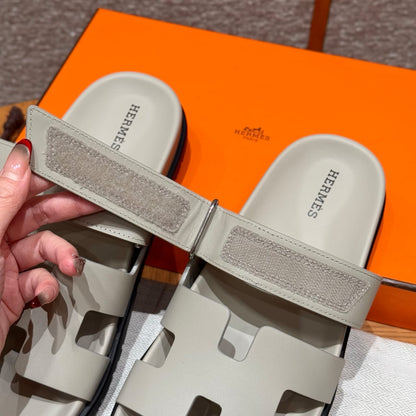 Sandales Chypre Hermès Grey