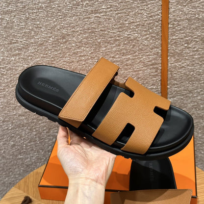 Sandales Chypre Hermès Marron