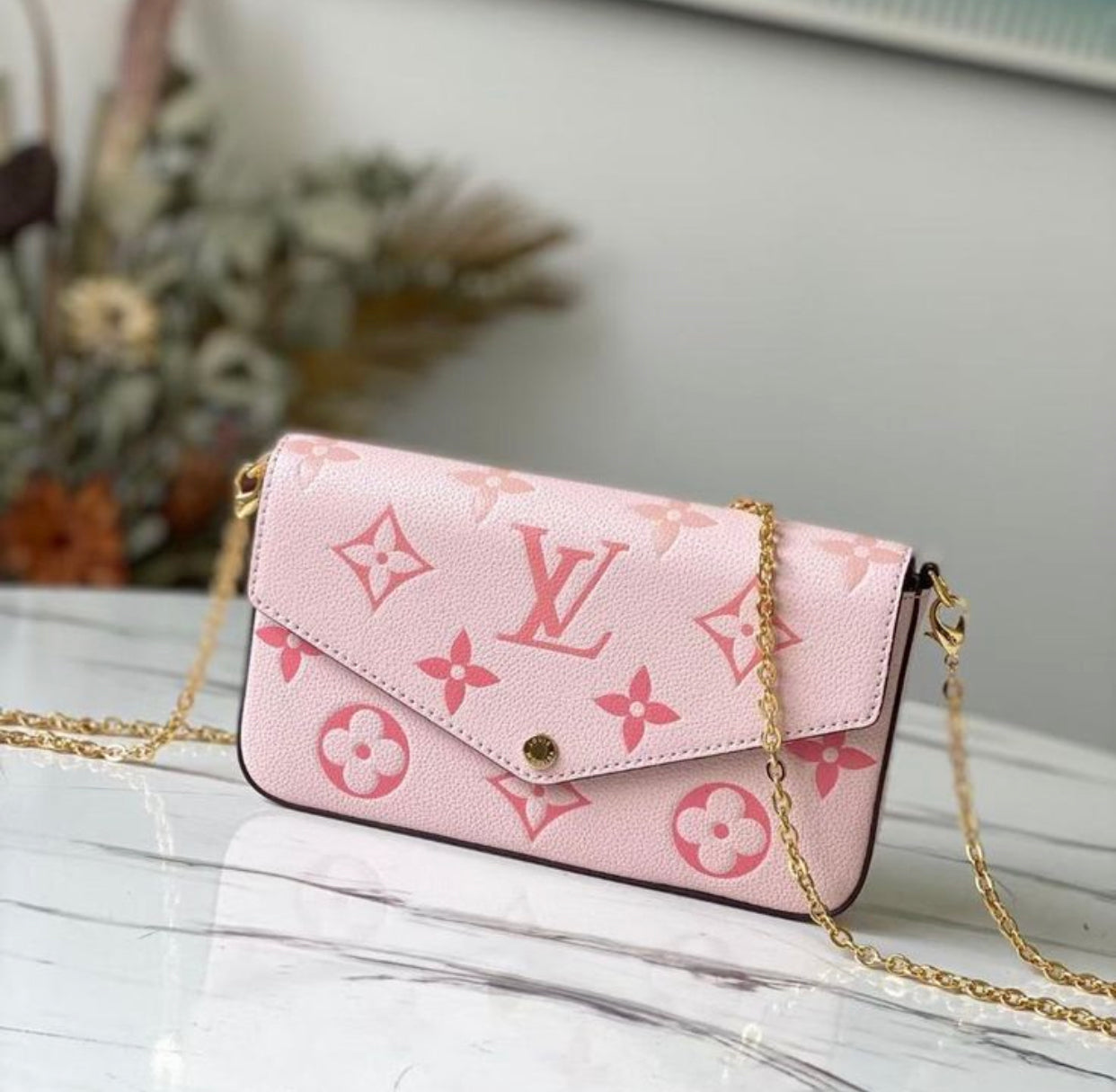 Pochette Louis Vuitton Félicie Rose