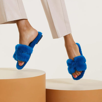 Sandales Oran - Bleu océan