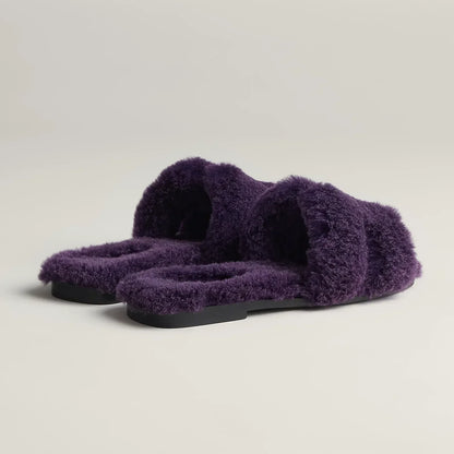 Sandales Oran - violet foncé